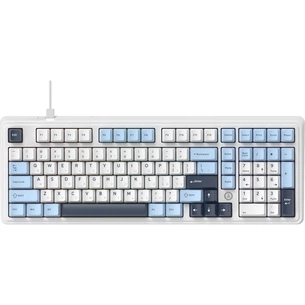Клавіатура Ajazz AK980 MAX Magnetic Switch USB UA White/Blue (AK980-MAX-M-BWDB) зображення 1