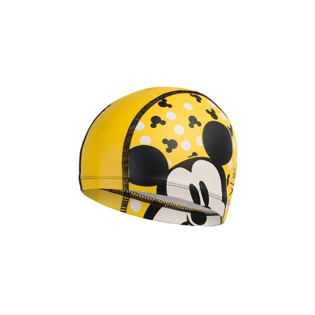 Шапка для плавання Speedo Mickey Mouse Prt Pace Cap JU жовтий, чорний 8-113077123 OSFM (5053744485928) - зображення 1
