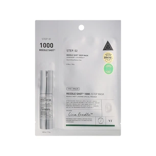 Маска для обличчя VT Cosmetics Reedle Shot 1000 2-Step Mask 2-етапна з мікроголками (8803463006068) зображення 1