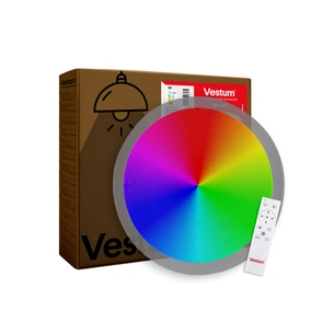 Світильник Vestum SATURN зоряне небо 60W 425*60мм 3000К-6500К RGB з ДК (VS-91071) зображення 1