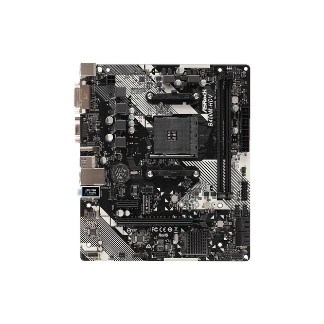 Материнська плата ASRock B450M-HDV R4.0 - зображення 1