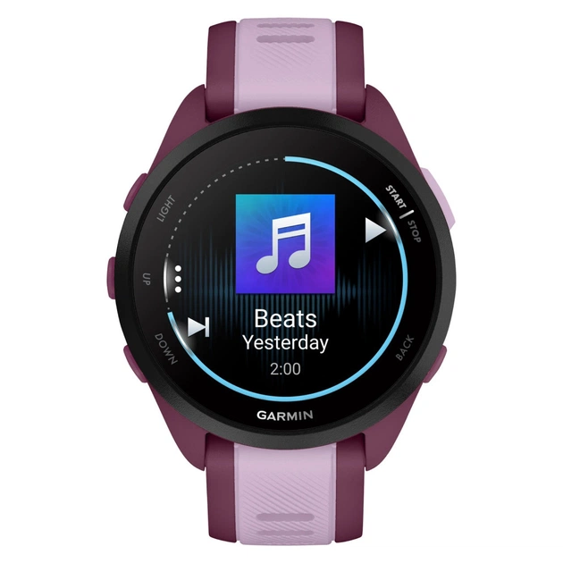 Смарт-годинник Garmin Forerunner 165 Music, GPS, WiFi, Berry/Lilac, GPS (010-02863-33) - picture 9
