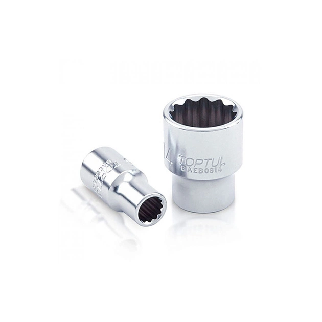 Торцева головка Toptul 1/4" 12мм 12-гранна (BAEB0812) - изображение 1