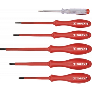 Набір викруток Topex 1000 D155, 6 шт. (39D155) зображення 1