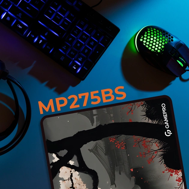 Килимок для мишки GamePro Speed/Control Black-Red (MP275BS) - picture 3