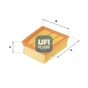 Воздушный фильтр для автомобиля UFI 30.712.00 - уменьшенное изображение 1