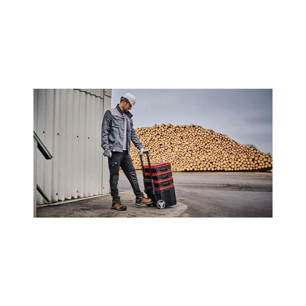 Ящик для інструментів Einhell E-Case L з колесами, до 120кг, колеса 15см (4540014) - picture 6