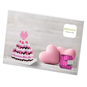Конструктор BRIXIES Листівка Весільний торт (220.060) зображення 1