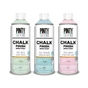 Фарба-аерозоль Pintyplus на водній основі Chalk-finish, Бірюза світла, 400 мл (8429576231403) - зменшене зображення 2
