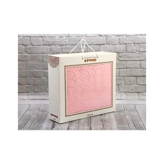 Покривало Руно двостороннє декоративне Velour Rose 180х220 см (340.55_Rose) - picture 9