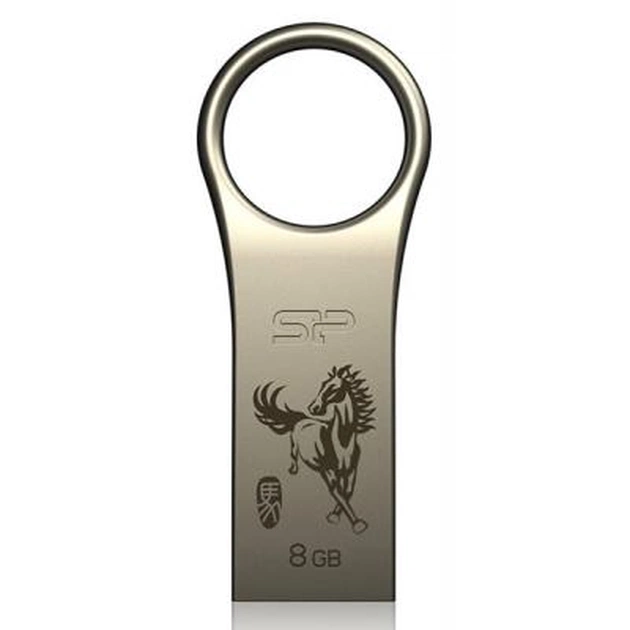 USB флеш накопичувач Silicon Power 8GB Firma F80 Bronze Horse (SP008GBUF2F80V1C14) - изображение 1