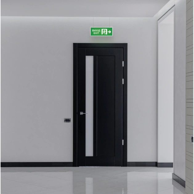 Світильник TITANUM LED аварійний ВИХІД ЗІ СТРІЛКОЮ двосторонні (TL-EM101-D) - picture 4