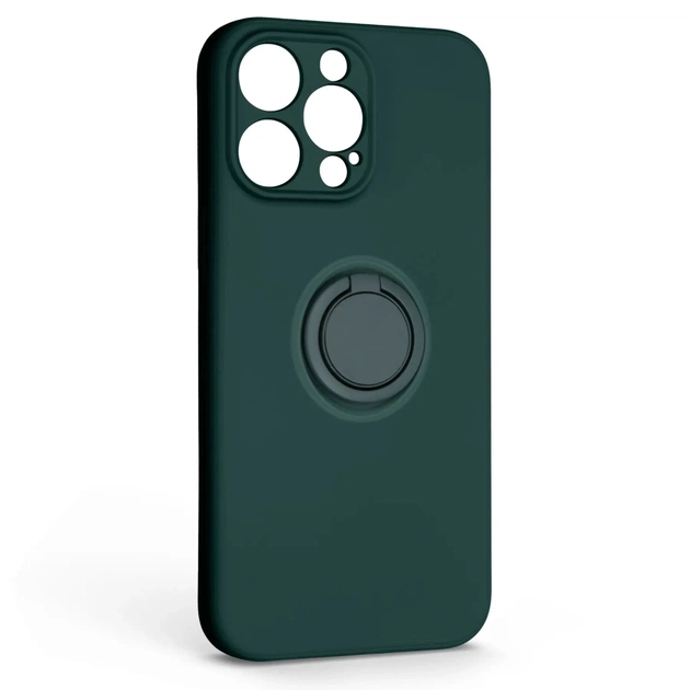 Чехол для мобильного телефона Armorstandart Icon Ring Apple iPhone 14 Pro Max Dark Green (ARM68724) - изображение 1