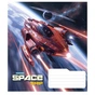 Зошит Школярик Space ship 36 аркушів клітинка (036-3435K) - зменшене зображення 1