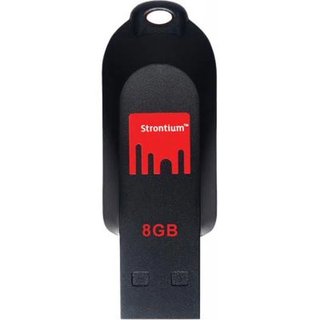 USB флеш накопичувач Strontium Flash 8GB POLLEX USB 2.0 (SR8GRDPOLLEX) - изображение 1