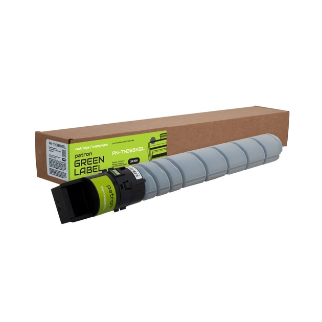 Тонер-картридж Patron Konica Minolta TN-328 Green Label, Black (PN-TN328KGL) - зображення 1