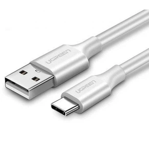 Дата кабель USB 2.0 AM to USB-C 1.0m US287 White Ugreen (60121) зображення 1