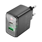 Зарядний пристрій HOCO CS42A Smart 1xUSB-C PD30W + 1xUSB QC3.0 Black (6942007620765) - уменьшенное изображение 2