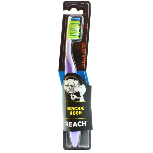 Зубна щітка Reach Dual Effect жорстка (3574660483499) - изображение 1