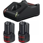 Набор аккумулятор и зарядное устройство Bosch Professional GBA 12В 2х3.0Ач ЗУ GAL 12V-40 (1.600.A01.9RD) - уменьшенное изображение 1