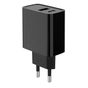 Зарядний пристрій Gembird 1xUSB-A + 1 Type-C (PD20Вт + QC3.0 18Вт) black (TA-UC-PDQC20-01-BK) - зменшене зображення 3