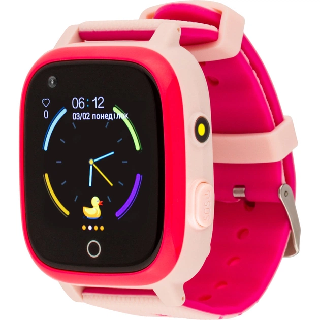 Смарт-годинник Amigo GO005 4G WIFI Kids waterproof Thermometer Pink (747018) - зображення 1