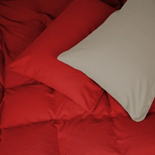 Постільна білизна MirSon 004-009 Cappuchino/Red Фланель 2 x 160 x 220 Сімейний Євро (2200009658983) зображення 1