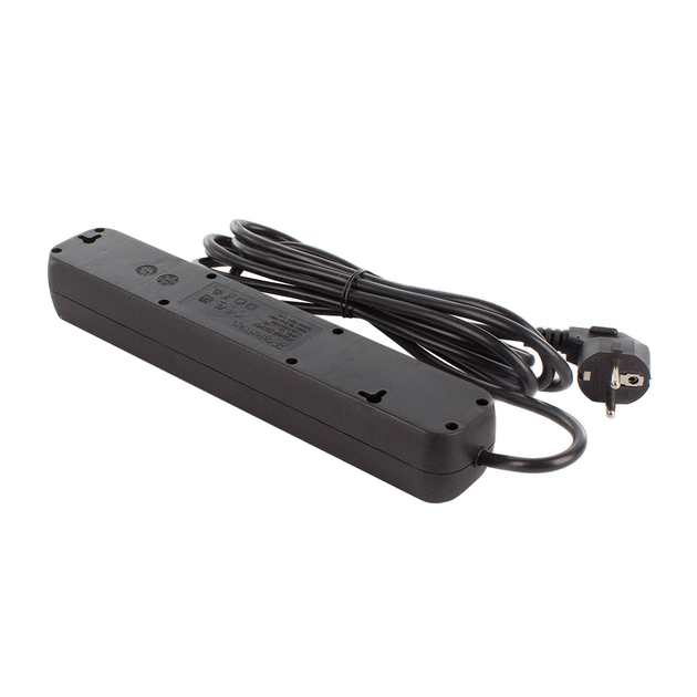 Мережевий фільтр живлення ColorWay CW-PSEA53BK, 5 розеток/ 3M black (CW-PSEA53BK) - picture 5