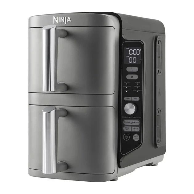 Мультипечь Ninja Double Stack XL 2-Level Air Fryer 9,5 л (SL400EU) - изображение 3
