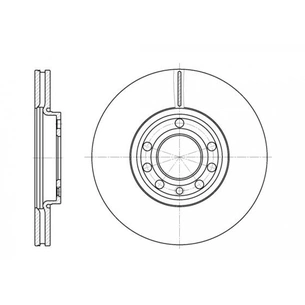 Гальмівний диск REMSA 6689.10 зображення 1