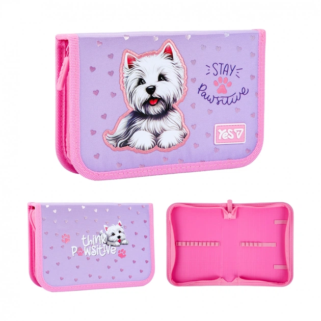 Пенал Yes твердий одинарний без клапана Pawesome HP-02 (533723) - зображення 1