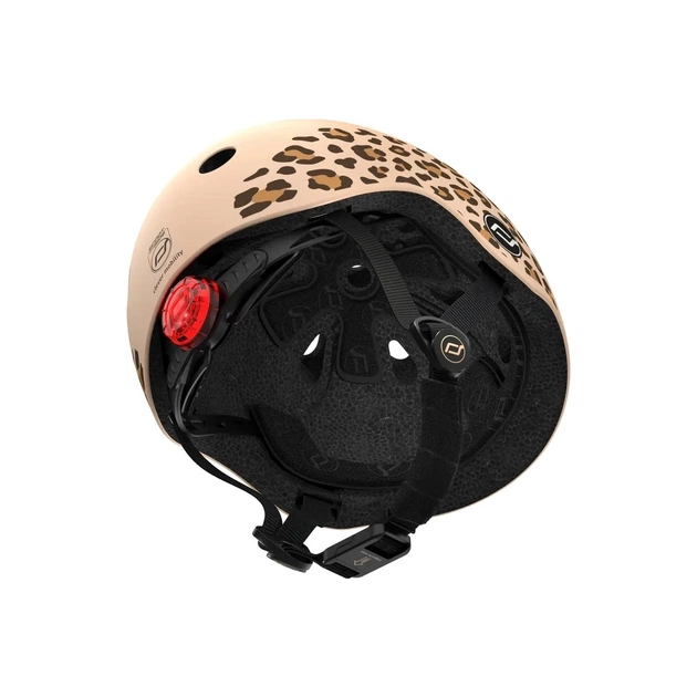 Шолом Scoot&Ride 45-51см , леопард, з ліхтариком (SR-181206-LEOPARD) - picture 7