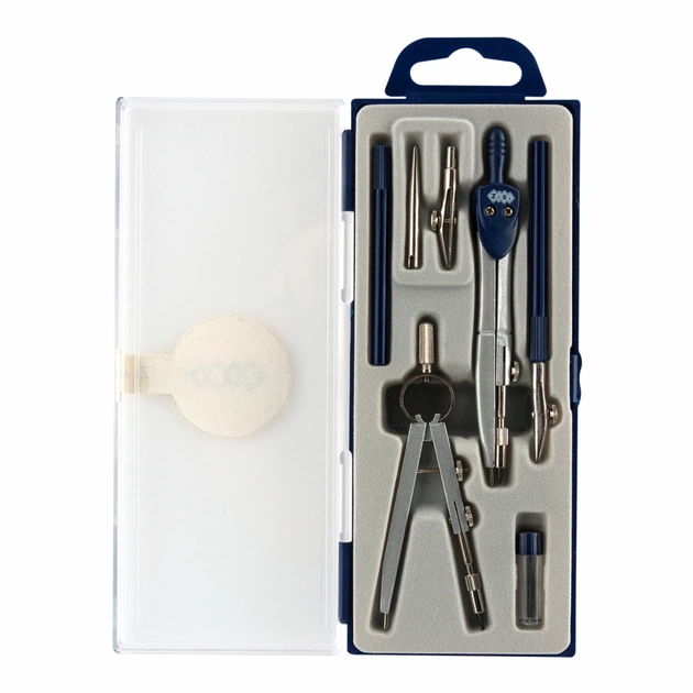 Готовальня ZiBi BASIS 7 предметов, темно-синий, KIDS Line (ZB.5306BS-03) - изображение 2