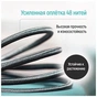 Дата кабель USB 2.0 AM to Lightning 2.0m 3A zinc alloy braided black ColorWay (CW-CBUL099-BK) - уменьшенное изображение 8