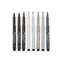 Лайнер Faber-Castell набір капілярних ручок Pitt Artist Pens Manga Basic Set 8 шт. (сірі відтінки + чорний) (23899) - зменшене зображення 2