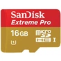Карта пам'яті SanDisk 16Gb microSDHC eXtreme Pro UHS-I (SDSDQXP-016G-X46) - зменшене зображення 1