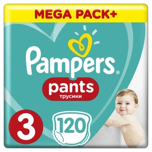 Підгузки Pampers трусики Pants Midi Розмір 3 (6-11 кг), 120 шт (4015400697527) зображення 1