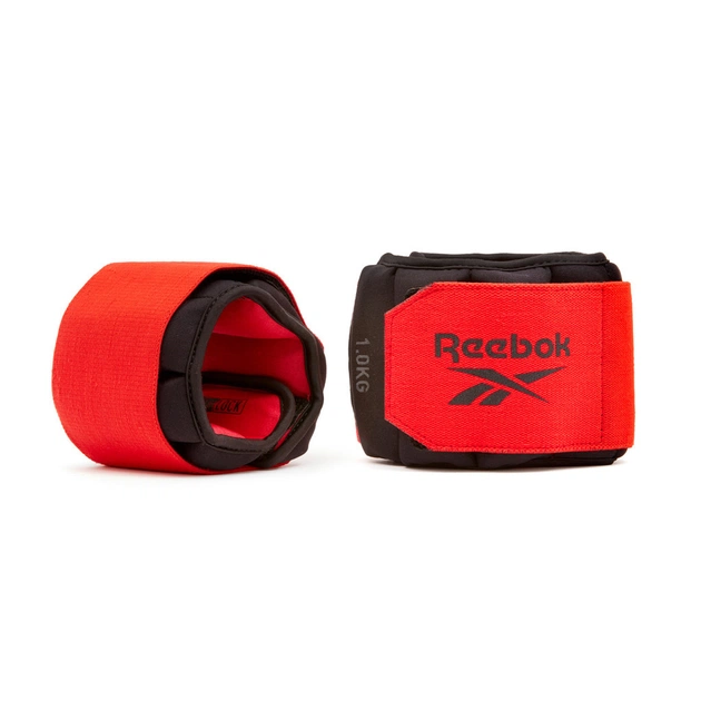 Обважнювач Reebok Flexlock Ankle Weights чорний, червоний RAWT-11271 1.0 кг (885652017251) - picture 8