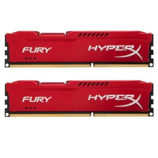 Модуль пам'яті для комп'ютера DDR4 32GB (2x16GB) 2933 MHz HyperX FURY Red Kingston Fury (ex.HyperX) (HX429C17FRK2/32) - изображение 1