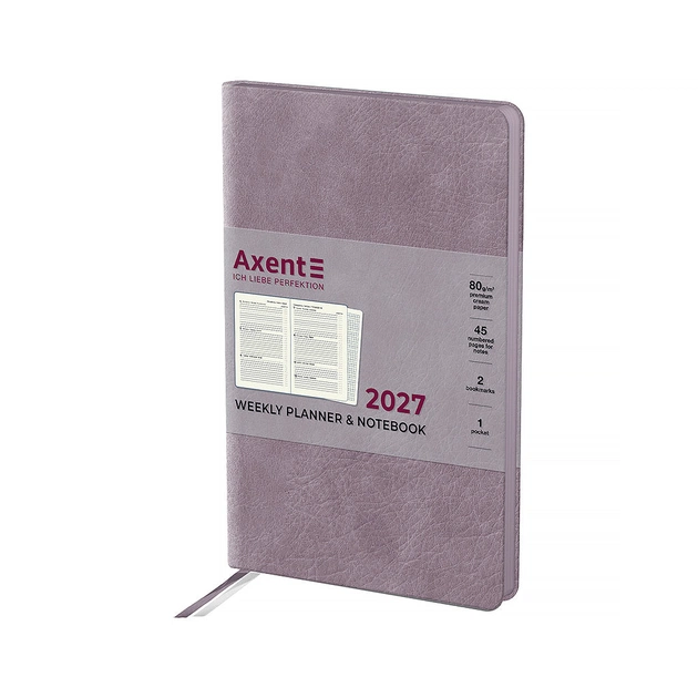 Еженедельник Axent 2027 Partner Soft Cloud, 125х195, buzkovyy (8537-27-6-A) - изображение 1