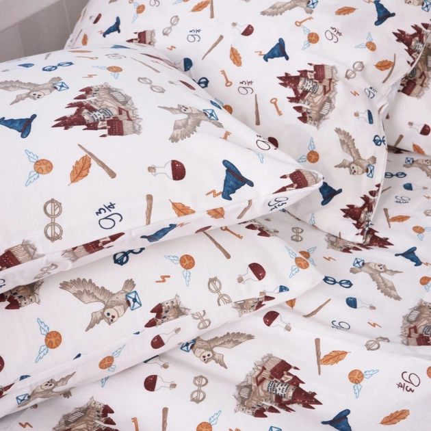 Постільна білизна MirSon 013 Harry Potter Фланель 2x143x210 Сімейний (2200009653636) - picture 12