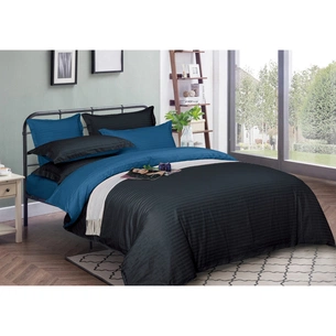 Підковдра MirSon Satin Stripe 30-0021 + 30-0019 Minhvan 200х220 см (2200005267448) зображення 1