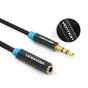 Кабель Vention 3.5 мм - 3.5 мм (M/F), 5 м, Black (VAB-B06-B500-M) - уменьшенное изображение 1