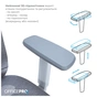 Офісне крісло OfficePro Balance OC620-G-DG-DG (OC620-G-DG-DG) - зменшене зображення 7