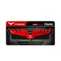 Модуль пам'яті для комп'ютера DDR4 16GB 2400 MHz T-Force Dark Red Team (TDRED416G2400HC15B01) - зменшене зображення 6