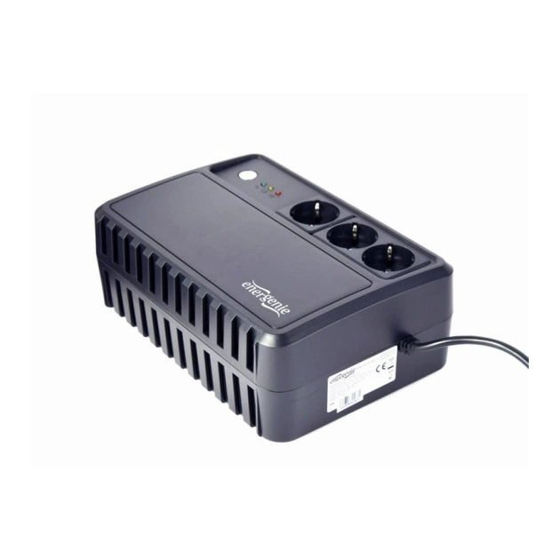 Пристрій безперебійного живлення EnerGenie EG-UPS-3SDT600-01 650VA 360W (EG-UPS-3SDT600-01) - зображення 1