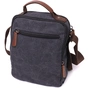 Сумка Vintage Для чоловіків з текстилю Чорна (22237) - зменшене зображення 2