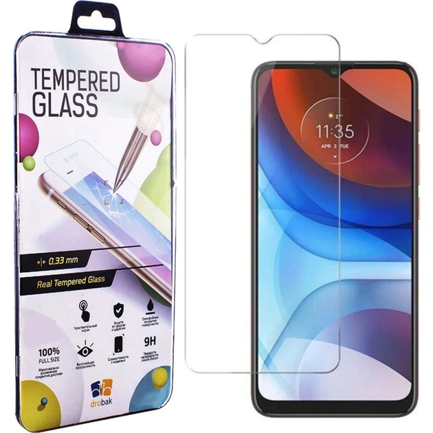 Скло захисне Drobak Motorola Moto E20 (606083) - зображення 1