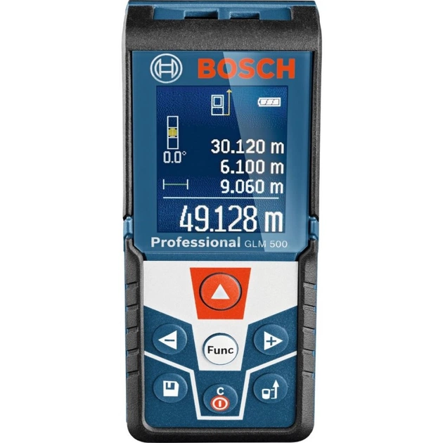 Далекомір Bosch GLM 500 лазерний, 50м, ±1.5мм (0.601.072.H00) - изображение 1