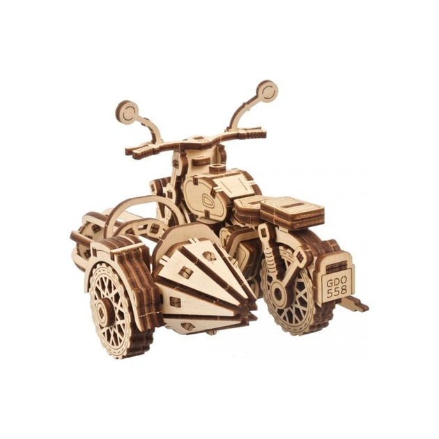 Конструктор Ugears Літаючий мотоцикл Геґріда з коляскою (6337518) - picture 7